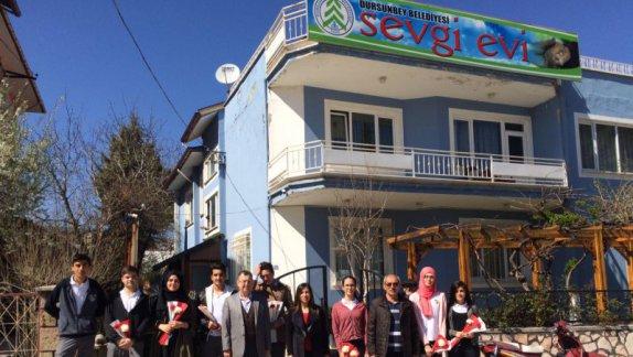 Mustafa Korkmaz Anadolu Lisesi Öğrencilerinden Sevgi Evine Ziyaret
