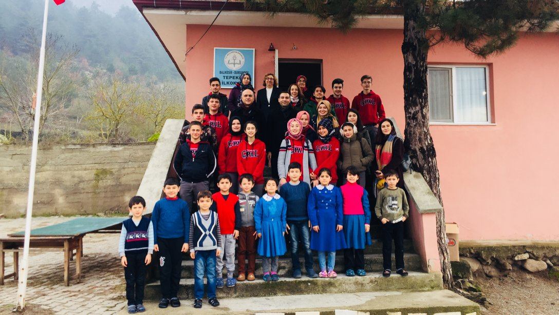 Dursunbey Çok Programlı Anadolu Lisesi´nden Kardeş Okulu Tepeköy İlkokulu´na Ziyaret