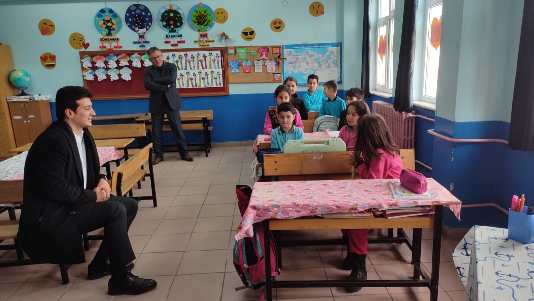 Kaymakamımız Akbaşlar İlkokulu'nu Ziyaret Etti.